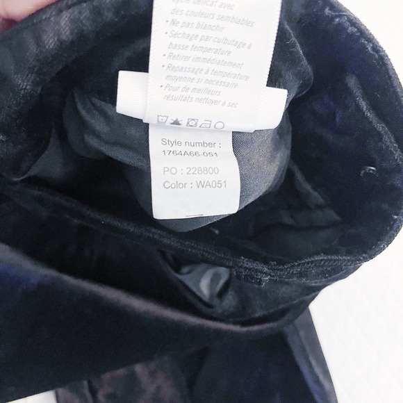 Paige Verdugo Ankle Black Faux Suede Skinny Jeans SZ26 Mint - Picture 6 of 10